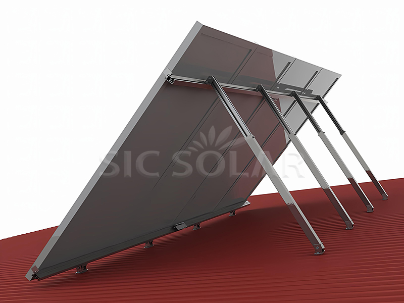Railloze oplossing voor metalen dak