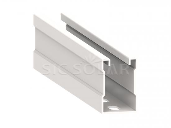 Carbon steel ground bracket rail