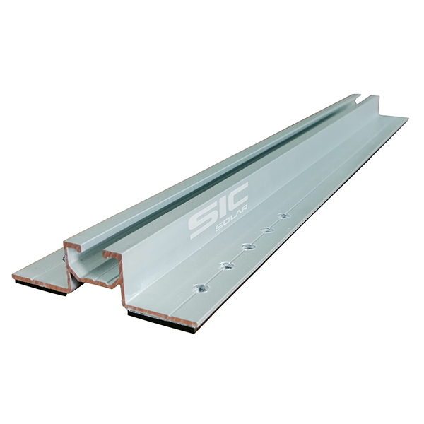 Minirail voor metalen dak