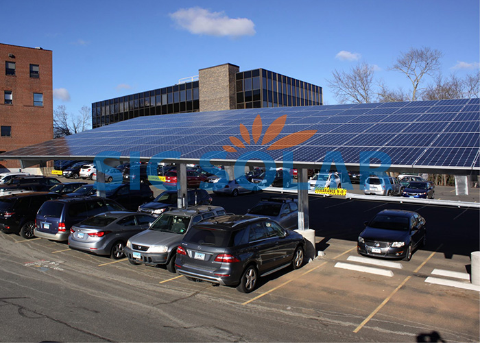 Carport voor montage op zonne-energie