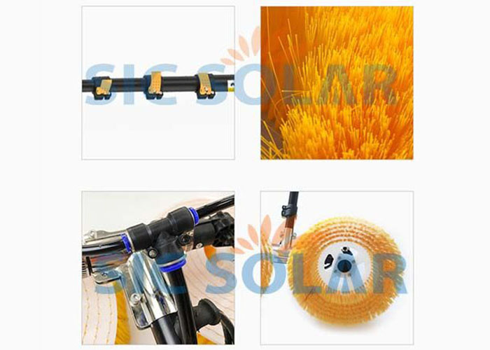 Solar panel cleaning brush machine Solar panel cleaning brush machine