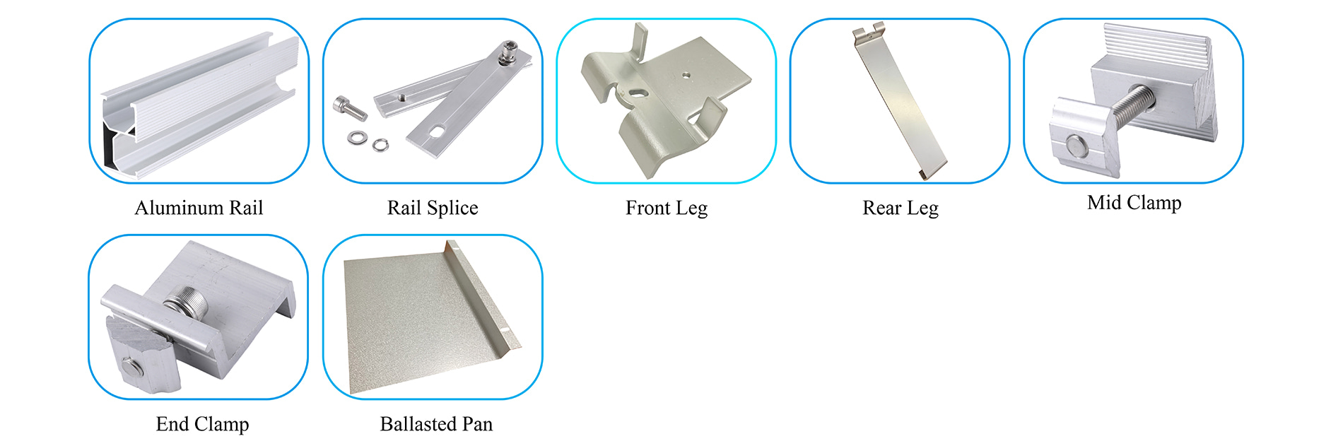 Ballasted Solar Mounting Bracket