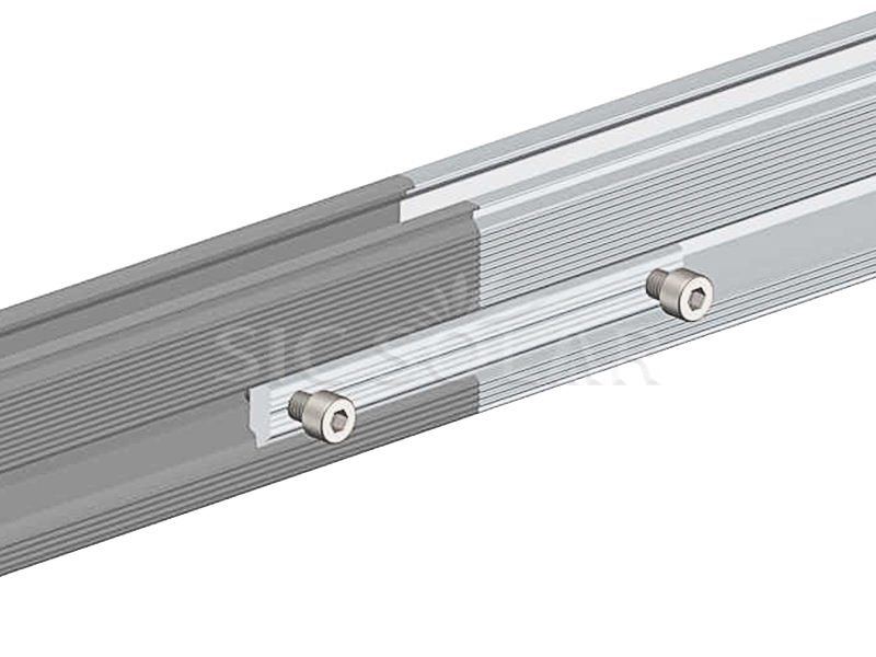 Solar aluminum rail connector