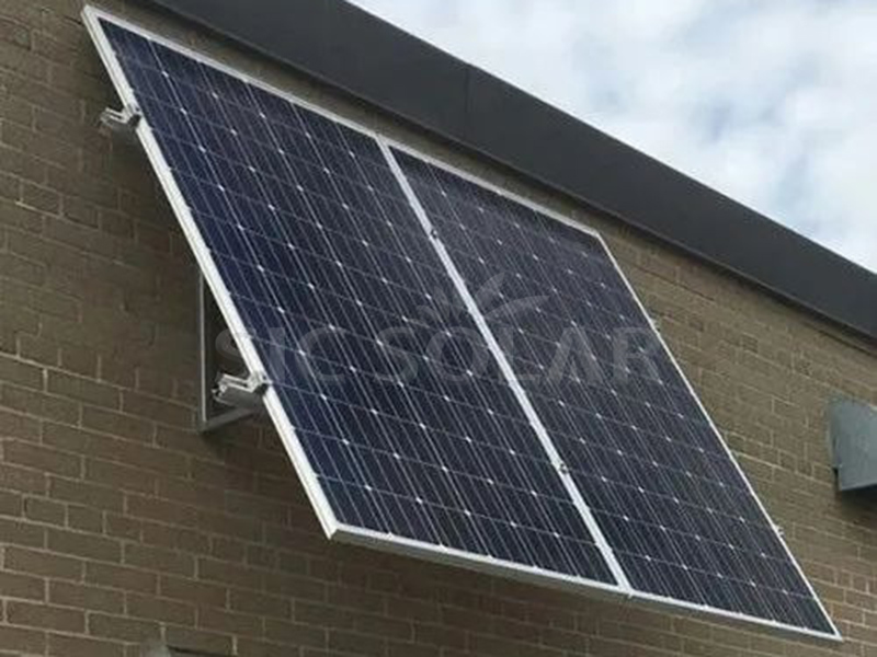 solar panels on walls