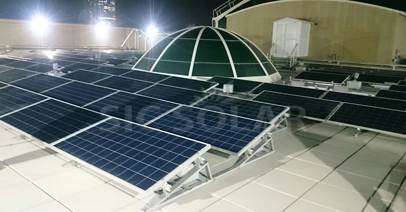 durable ballasted standard flat roof solar mounting