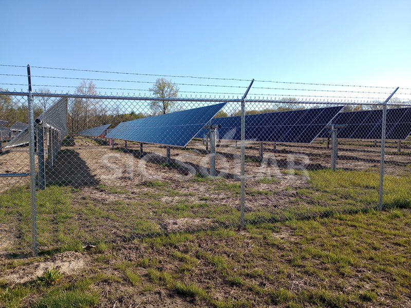 Solar Fence Installation