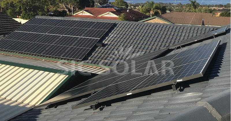 installing solar panels on a slate roof