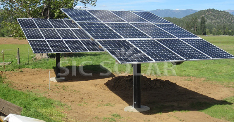 ground mounted solar installation ground mounted solar installation