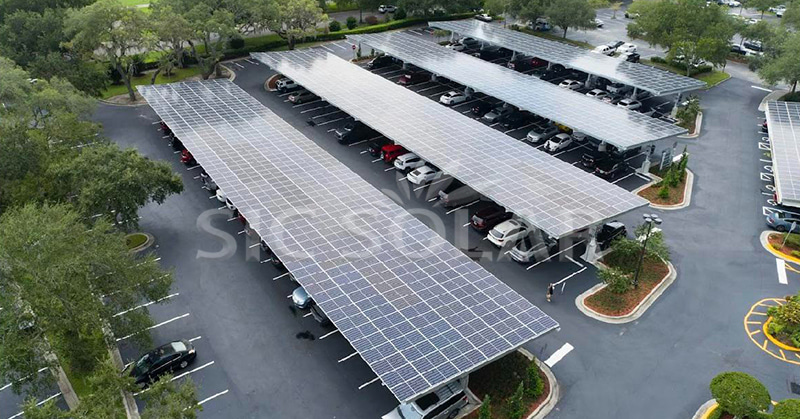 solar panels carports