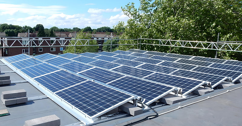 solar panel roof racking system