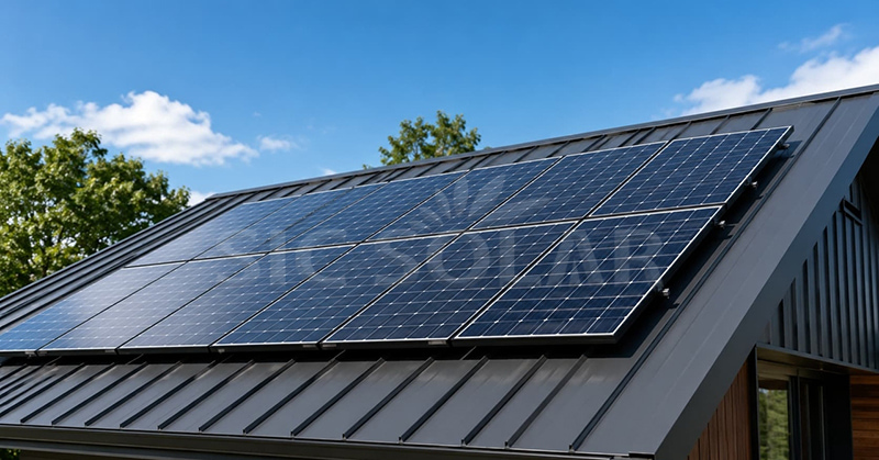 solar mounting on metal roof