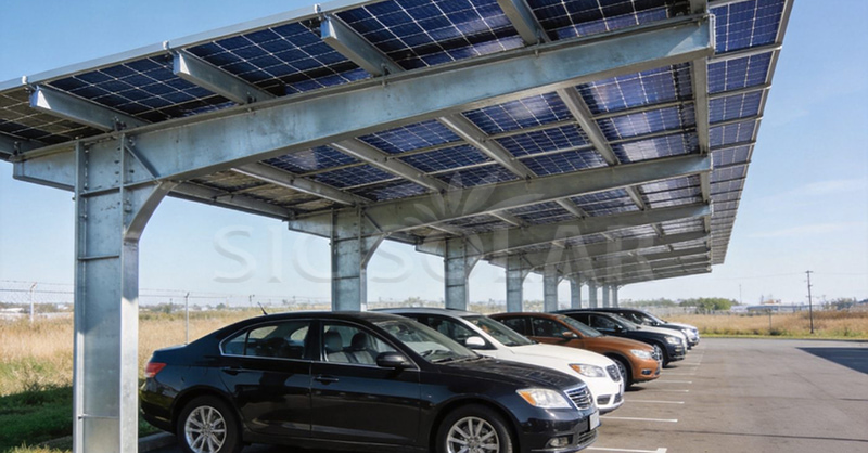 waterproof solar carport