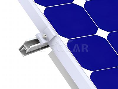 Fixed solar panel tilt mount kit