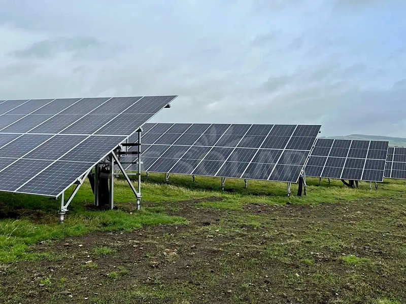 2MW zonnepaneel met grondmontagebeugel in Brazilië