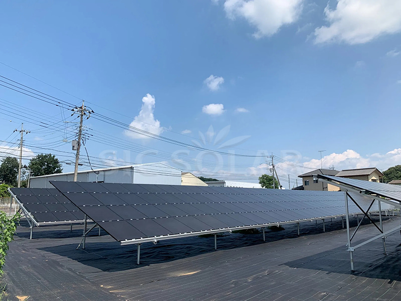 200KW zonnepanelen op de grond in Polen