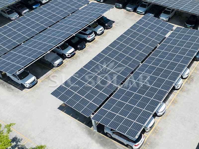 200KW Carport Solar Grondmontagesysteem in Duitsland