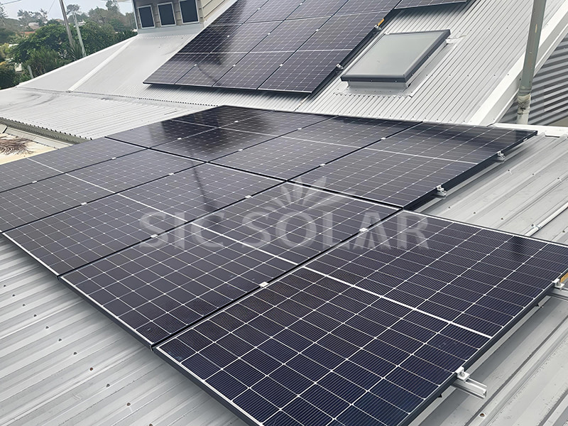 20KW zonne-golfplaten dakmontage in Bulgarije