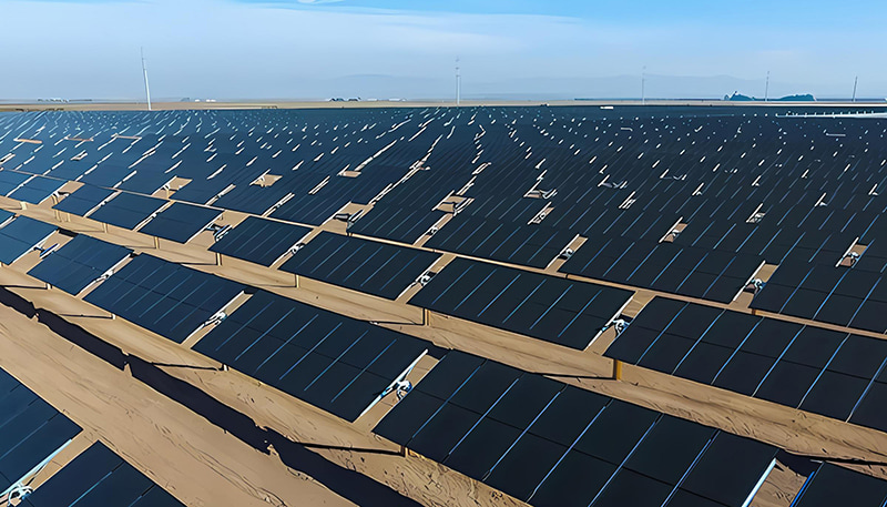Eind juni werden zeven fotovoltaïsche dorpen in Xinjiang aangesloten op het grote elektriciteitsnet