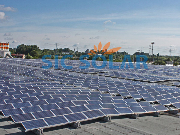3,5 MW verstelbare driehoekige zonne-energiestellingen in Brazilië