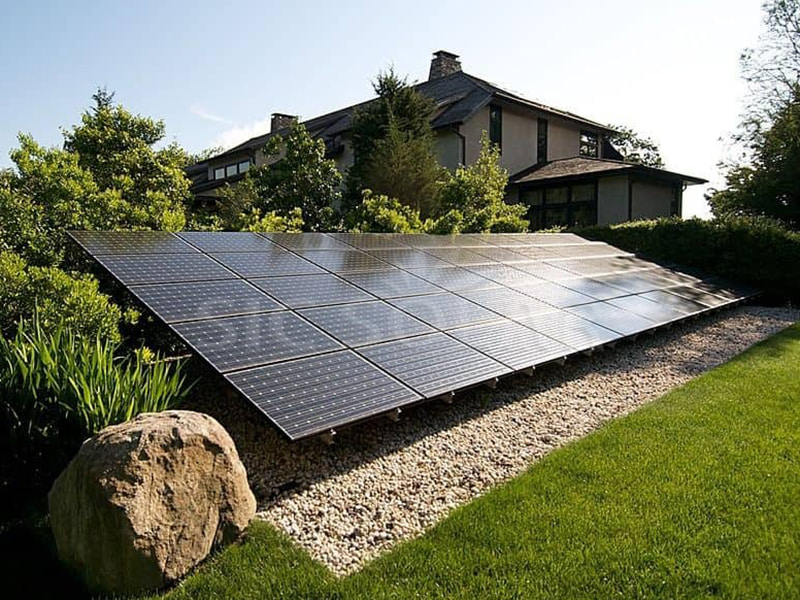 25KW op de grond gemonteerde zonnepanelenframes in Griekenland