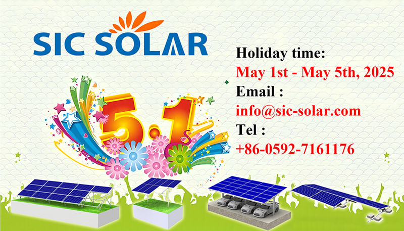 Kennisgeving van de SIC Solar May Day-vakantie 2025