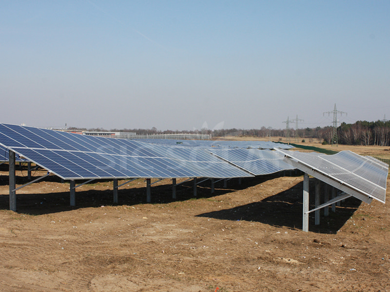 200 kW grondstellingsystemen voor zonnepanelen in Egypte