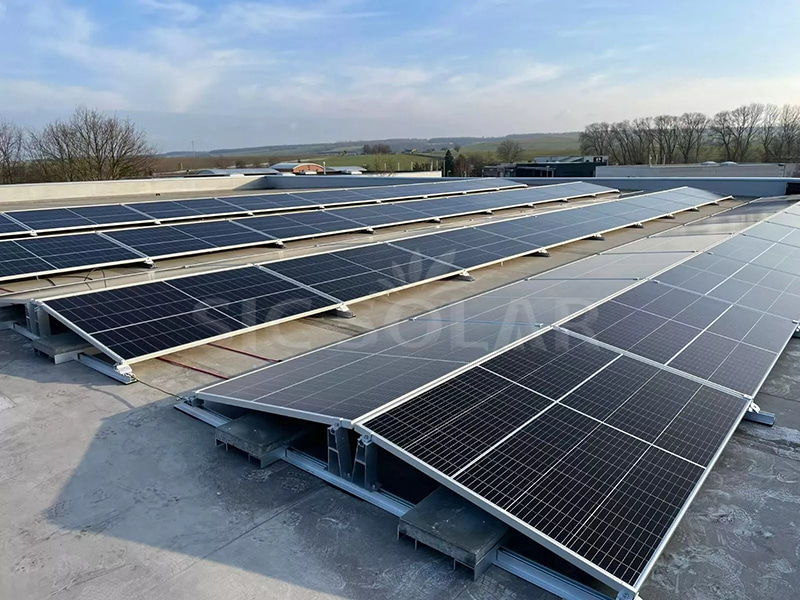 30KW Europa nieuw ballast pv-montagesysteem in Etherlands