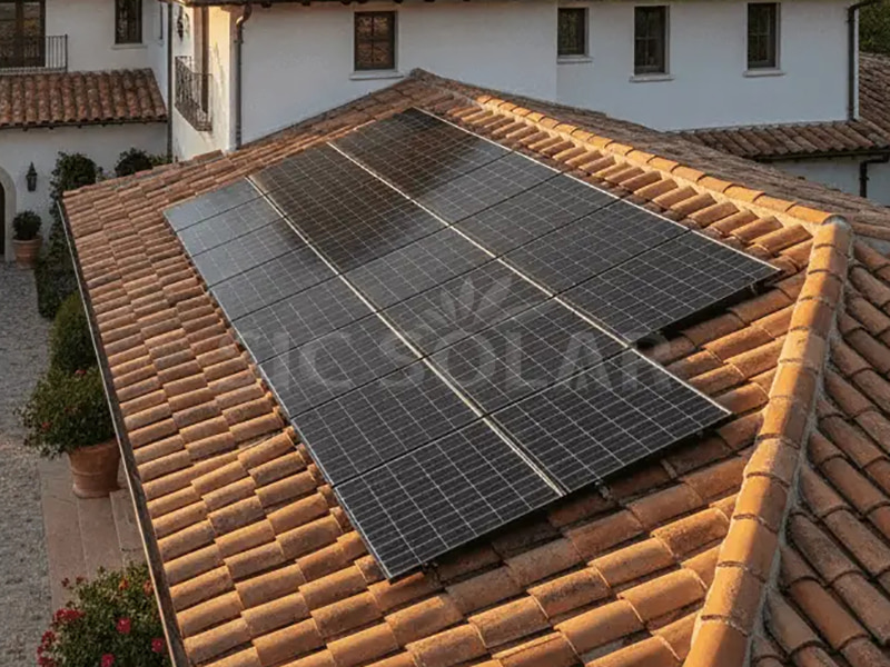 15KW Solar Mounting Bracket For Tile Roof In USA