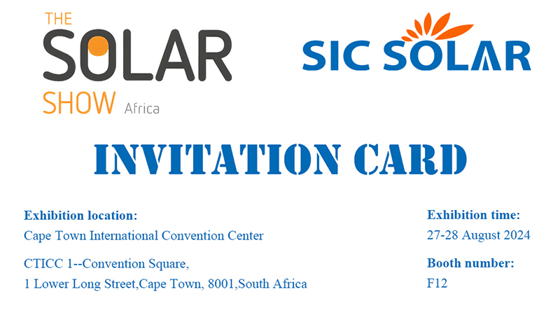 SIC Solar 2024 Zonne-energie en opslag Live Kaapstad