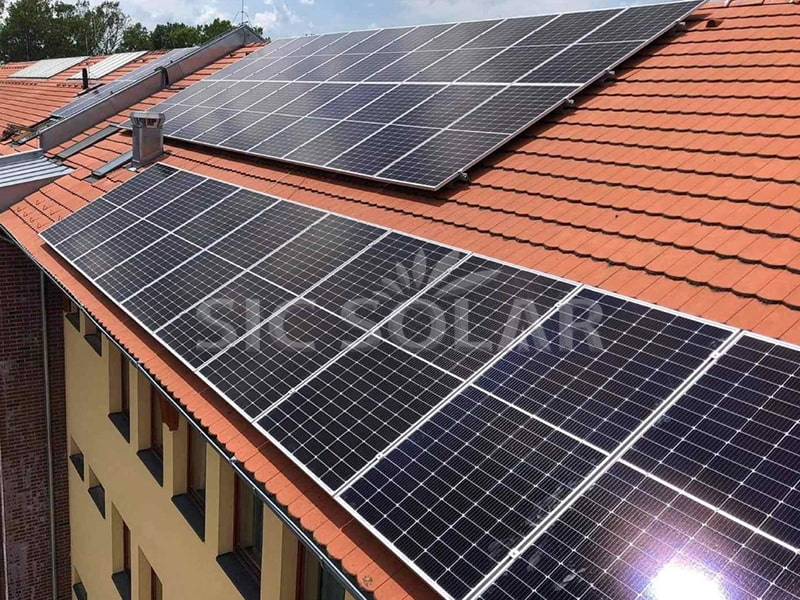 25KW hellende daksystemen voor PV-installaties in Portugal