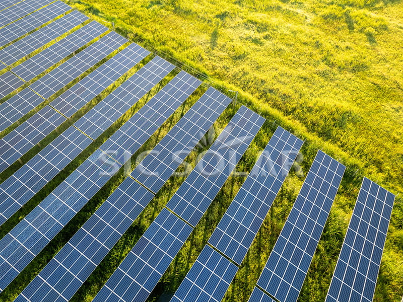 500KW Landbouw Zonne-energie Rekbeugel in Brazilië