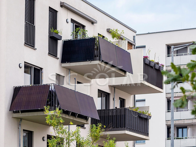 3KW verstelbare balkonmuurbeugel voor zonne-energie in de VS