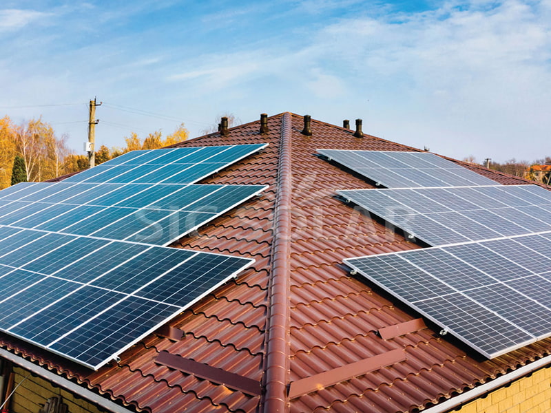 40 kW zonnepanelen voor keramische dakpannen in de VS